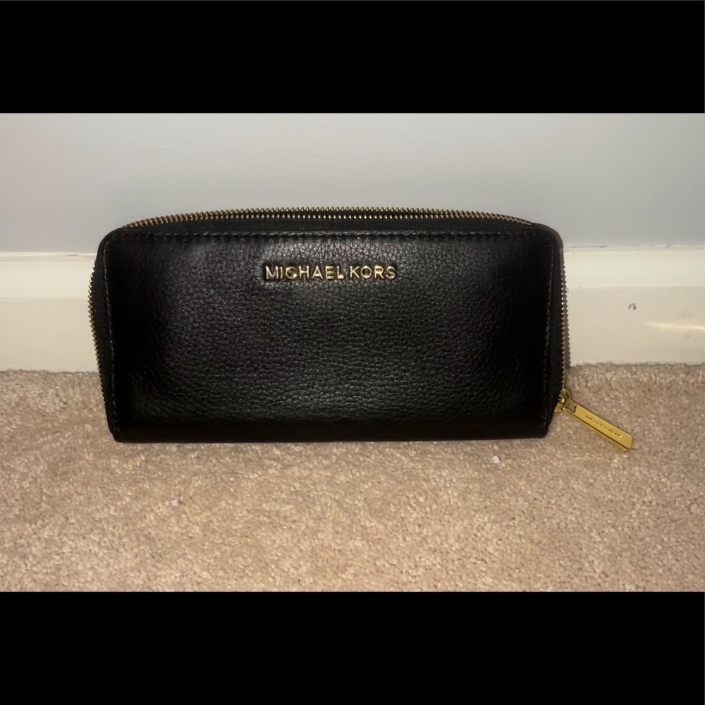 Michael Kors Black Leather Wallet